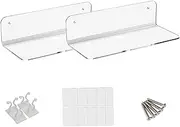 SWOOMEY 1 Set Household Speaker Storage Shelf Wall Stand with Clips for Smart Speakers Figures Durable Bracket for Living Office and Gaming Use
