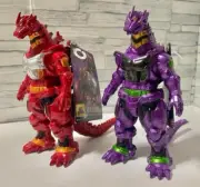Godzilla Evangelion Mechagodzilla Unit 01 & 02 Ver. 2004 Sofvi Soft Vinyl #6019