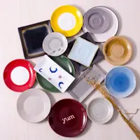 在飛比找ETMall東森購物網優惠-瑕疵創意陶瓷碟子家用蘸料小碟子調味碟調料碟醬油碟小吃碟骨頭碟