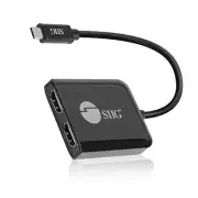 SIIG 1x2 USB-C to HDMI 4K60 MST Hub Splitter (cedp0t11s1)