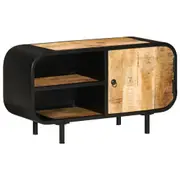TV Cabinet 90x30x48 cm Rough Mango Wood vidaXL