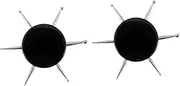 ADOCARN 2pcs Nail Art Dotting Pen Circular Nail Dotting Tool Set Dot Paint Manicure Kit