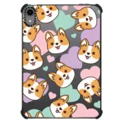 iPad mini (6th gen) iPad Impact Case Corgi with Pastel Hearts - Cute Corgi - Kawaii Animal Dogs