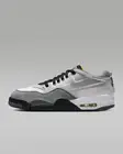 Jordan Air 4 RM Premium Men's Shoes in White/Black/Smoke Grey/Fire Red