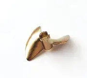 LUMIXE 1PC 440 Propeller Two-Blade, for RC Brushless Jet Boats 38mm D38 Copper Propellers 4mm/4.76mm 1/4IN Hole Props/Paddle Boat Propeller (Color : 440 4mm Hole)