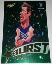 2017 AFL Select Footy Stars GREEN STARBURST CARD SB23 LEE SPURR FREMANTLE DOCKER