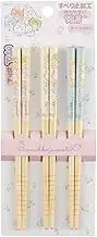 Skater ANT2T-A Bamboo Chopsticks, 6.5 inches (16.5 cm), Set of 3, Sumikko Gurashi Rabbit