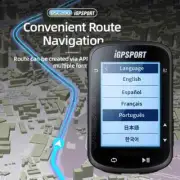 GPS Bike Computer Wireless Speedometer Digital ANT+ Route Navigation Stopwatch