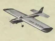 Avenger C/L Stunt Model 60" Wingspan RC Model Airplane Printed Plans & Templates
