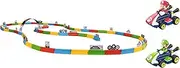 [Carrera] RC Vehicle Mario Kart Tabletop Racing Set | RC Karts by Mario & Luigi - 6.2 cm with 2.4 GHz Control, Track Elements & Decoration | Up to 5 km/h | for Children from 6 Years - Ready to Run