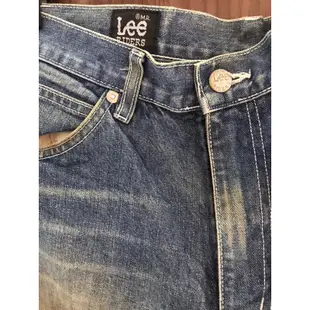 Lee 牛仔褲 BIG TRAIN 墨 達人 KAROHS 直筒褲 直筒 刷色 jeans