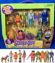 NEW - Scooby Doo FRIENDS & FOES 10 Action Figures GHOST RACER Redbeard VILLAINS