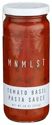 Mnmlst Tomato Basil Pasta Sauce 16 oz (Pack of 6)