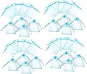 VILLFUL 100pcs Drawstring present Bags Organza Mesh Pouches for Candy Jewelry Party Favors Lightweight Storage Bags for Weddings Christmas Showers Festivals