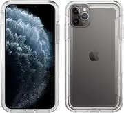 Pelican iPhone 11 Pro Max Case, Voyager Series – Military Grade Drop Tested – TPU, Polycarbonate Protective Case for Apple iPhone 11 Pro Max (Clear)