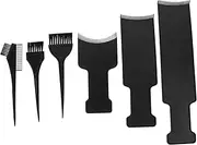 CANIGHT 6 Hair Tool Set Tint Brush Board Salon Hairdressing Kit for Easy Dye Application