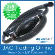 3/8" OUTBOARD FUEL LINE - YAMAHA & MERCURY/MARINER - 10mm ID Boat/Marine Hose