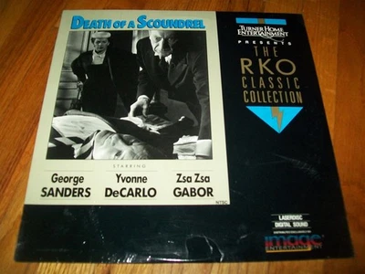 DEATH OF A SCOUNDREL Laserdisc LD BRAND NEW RKO CLASSIC COLLECTION VERY RARE