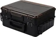 Tackle Boxes Fishing Tool Box Fishing Tackle Box Storage False Bait Box(Black)