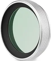 Haoge LUV-X54W Metal Lens Hood Shade with MC UV Protection Multicoated Ultraviolet Lens Filter for Fujifilm X100VI Fuji X100V Camera Silver