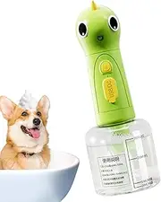 Dog Shampoo Sprayer | Rechargeable Soap Dispenser for Pet - Efficient Grooming Supplies, Cute Washing Foamer for Puppies Kittens Shower Bathing