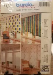 Burda DECO Pattern 1977 w uncut Pattern in German/English/Espanol/French/Italian