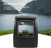 Mifrsnu Film Scanner, Converts 35mm 135mm Films/Slides/Negatives to Digital JPG Photos, 2.36 LCD Screen
