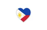 Patch Badge Patch Printed Thermoadhesive Flag Heart Rp Philippines
