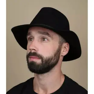 美國品牌Brixton 全新黑色紳士帽xs