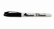 C.H. Hanson 10605 El Marko Permanent Black Marker - Quantity 12