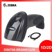 Zebra Symbol DS6708-SR20007ZZR 1D 2D Imager Handheld Barcode Scanner w USB Cable