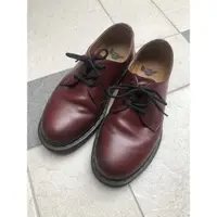 在飛比找蝦皮購物優惠-二手九成新轉賣正品Dr. Martens 經典3孔馬丁鞋 暗