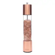 Advance Stainless Steel Himalayan Salt Grinder Rose Gold Size 29.5cm in Pink by Alex Liddy