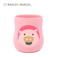 在飛比找PChome24h購物優惠-MARCUS＆MARCUS 動物樂園2合1矽膠訓練杯-粉紅豬