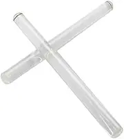 FamilyFirst Tradings Mini Acrylic Rolling Pin Kitchen Cake Cookie Clay Kids Tool Transparent Roller