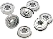 F699ZZ Flange Bearing 9x20x6 mm ABEC-7 (10 PCS) Flanged F699 Z ZZ Ball Bearings F619/9ZZ