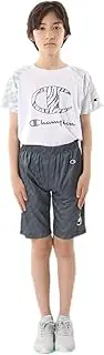 [Champion] CK-ZS504 Kids' Short Pants, Quick Drying, Graphic Logo Print, School Boys