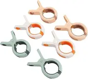 Beach Towel Clips, 6PCS Multifunctional Windproof Easy Matching Beach Pool Chair Clip for Pool