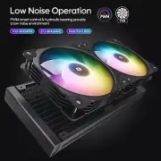 Vetroo R240 AIO - 240mm ARGB Liquid Cooler, 2xPWM Fans, 250W TDP, LGA1851/AM5