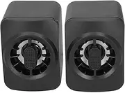 Desktop Computer Speakers, USB Powered + 3.5mm Wired Combination Surround Bass Subwoofer Multimedia RGB Speaker Music Player for Laptop Notebook PC