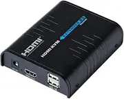 Receiver ONLY for HDMI KVM Console Extender Over Cat 5/5e/6 120m | Supports Resolution up to 1080P@60Hz
