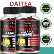 Tribulus + Maca capsules - Boosts Energy, Performance and Vitality 2bottles