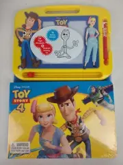Disney Pixar Toy Story 4 Magnetic Drawing Kit 24 Page Storybookand 16 Stencils