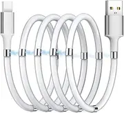 Magnetic Charging Cable,(3FT) Super Organized Charging Magnetic Absorption Nano Data Cable for Galaxy S21/S20 Ultra S10 S10E S9 Note 20 10 9 8 Pixel, LG V30 G6, Nintendo Switch, OnePlus 5 etc (3 ft)