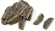 Aexit Jewelry (Standard Parts) Gift Box Case Vintage Style pipe tube Hinges Bronze Tone 31mm x 22mm (91ry419qf183) 16 PCS