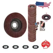 Premium 40 PCS Flap Discs - 4.5 Inch 60 Grit Aluminum Oxide for Angle Grinders