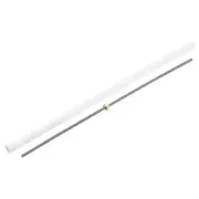 1 Pcs 750mm Lead Screw with Tr8x8 Brass Nut and Plastic Packaging Tube, Silver