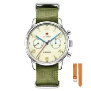 Men's Classic 40mm Seagull Movement Pilot Chronograph Watches 1963 ST1901 Mec...