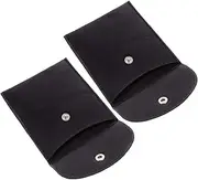 Healeved 2pcs Snap Jewelry Bag Durable present Packing Bag for Weddings Parties Jewelry Storage Soft Pouch for Rings Bracelets Necklaces Design