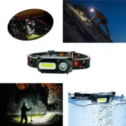 Multi Function Bright Waterproof Headlamp USB Rechargeable LED Headlight Torch